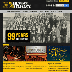 New Missouri Western State University Website 